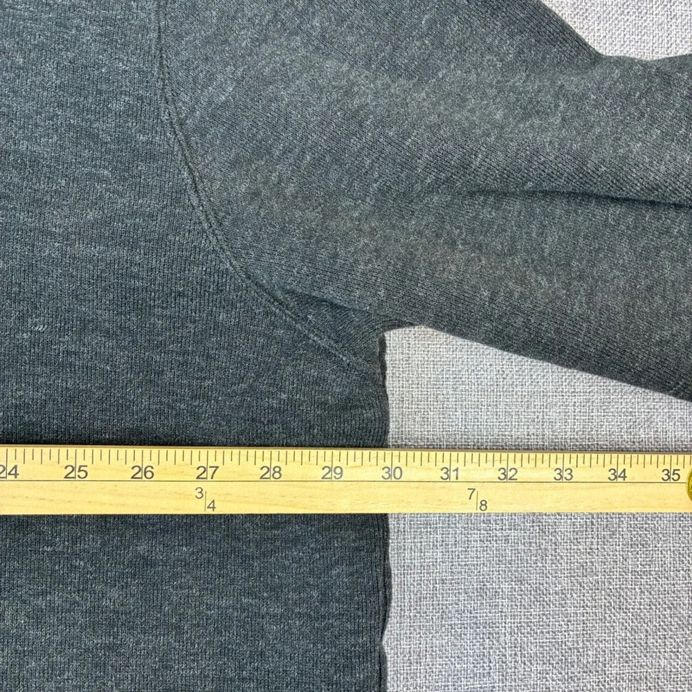 Polo Ralph Lauren Pullover Mens 3XLT Charcoal Grey 1/4 Zip Cotton Tall Sweater
